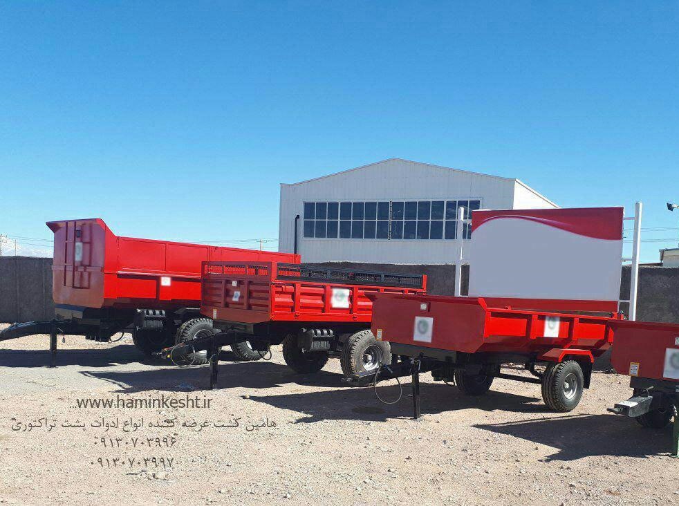 فروش ویژه تریلی های تک محور جفت محور تراکتور در بازار های داخلی