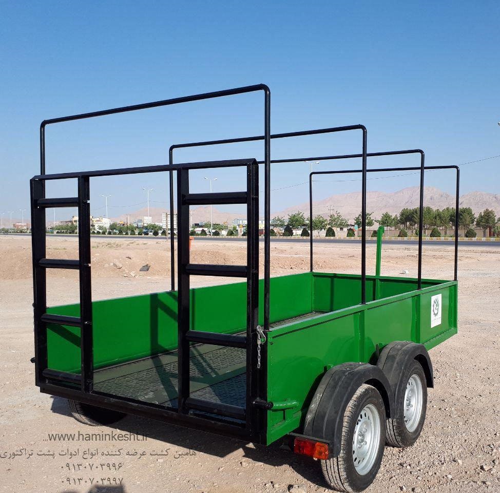 فروش ویژه تریلی های تک محور جفت محور تراکتور در بازار های داخلی