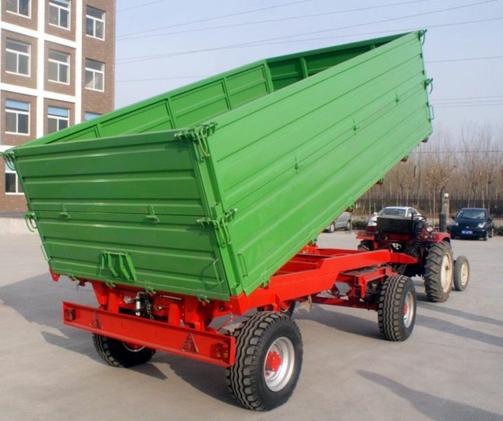 تریلی پشت تراکتوری جدید تک محور